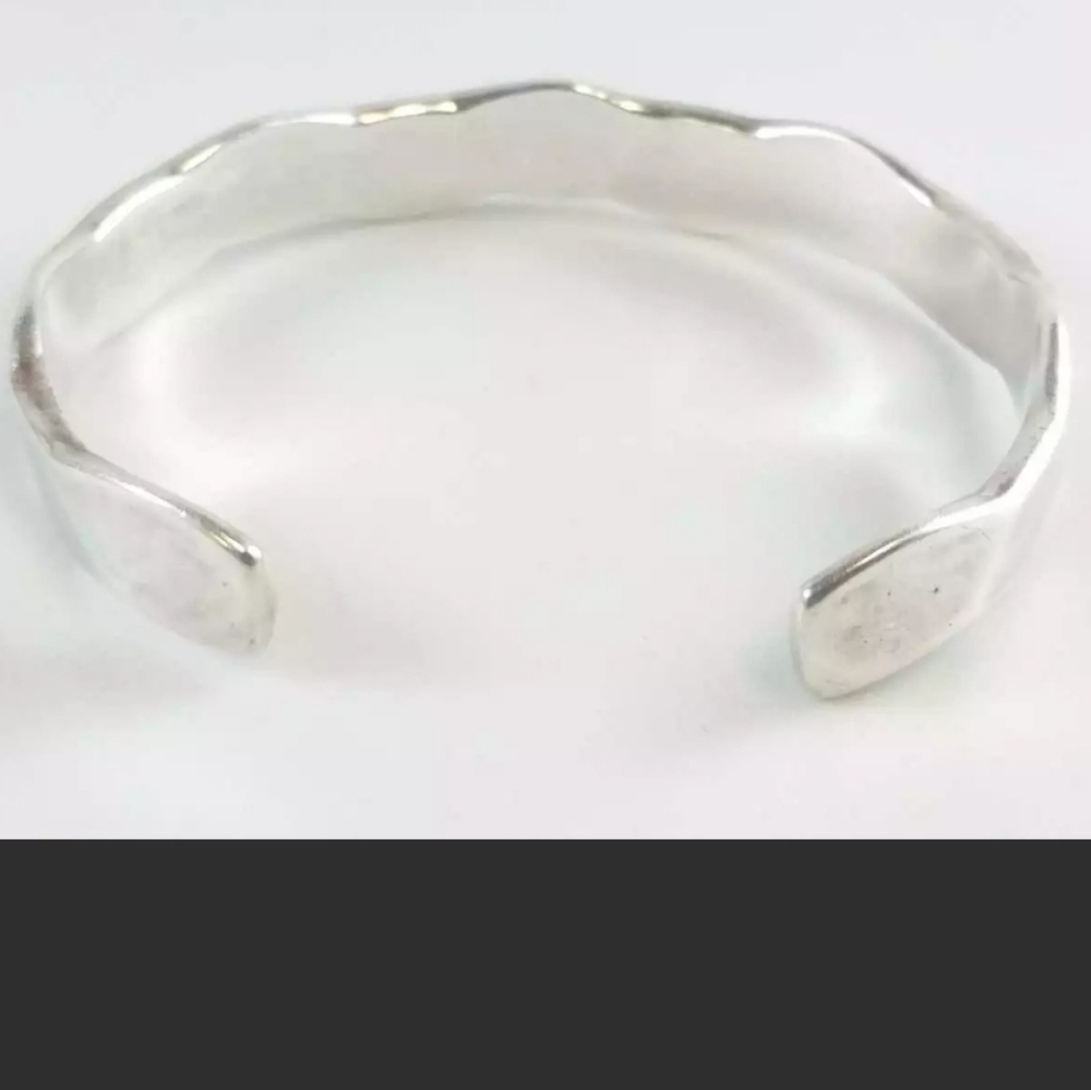 Amazing Solid Sterling Cuff Bracelet - image 3